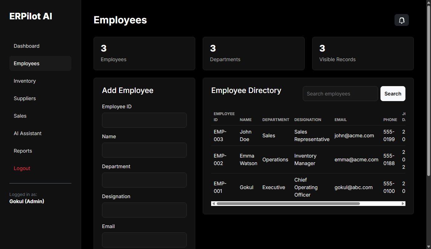 HR & Employee Directory Module