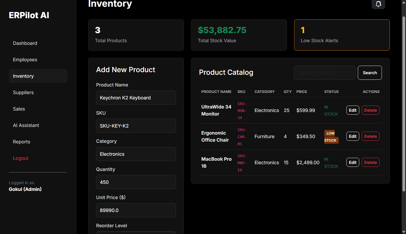 Add Product Catalog Form